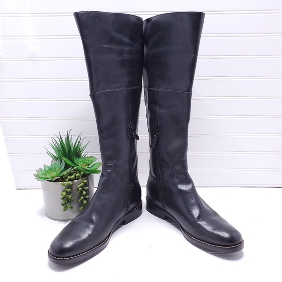 Cole Haan Harrington Knee High Riding Boots Sz 8 - Picture 2 of 8